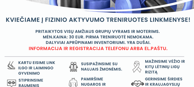 Physical activity training in Linkmenys