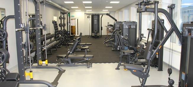 Fitnessstudio im Ignalina Sport- und Unterhaltungszentrum